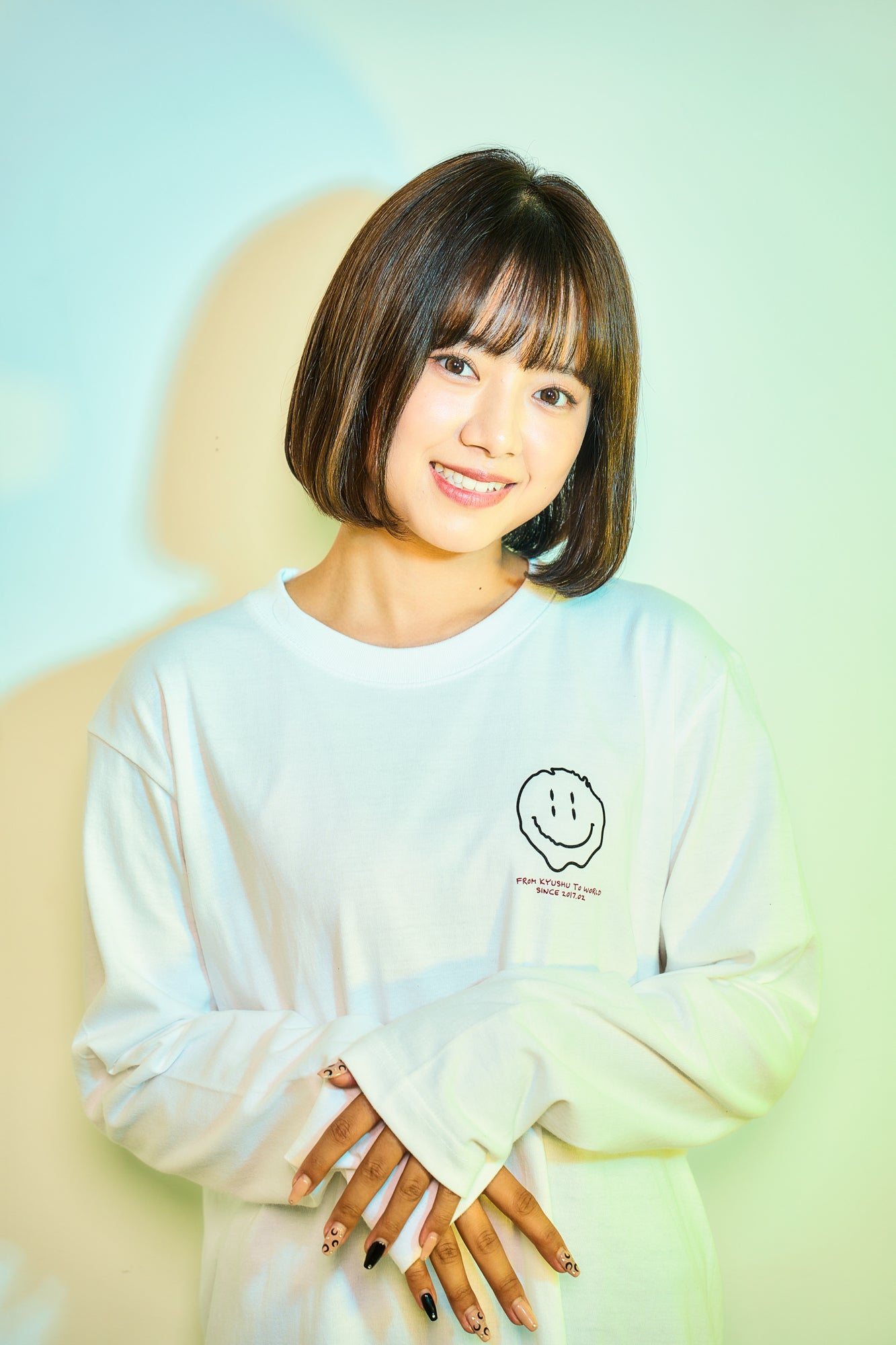 SENGOKU SMILE GRAPHIC LONG TEE WHITE